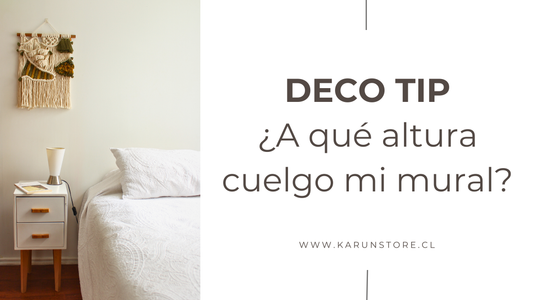 Tip Deco: ¿A qué altura cuelgo mi mural?