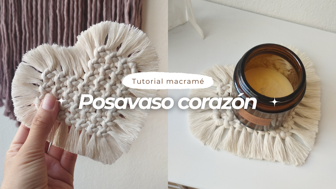 Tejiendo Amor: Crea tu Propio Posavasos en Forma de Corazón