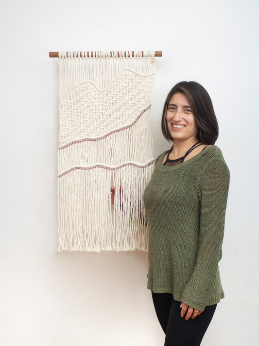 Mural macramé - Aurora II