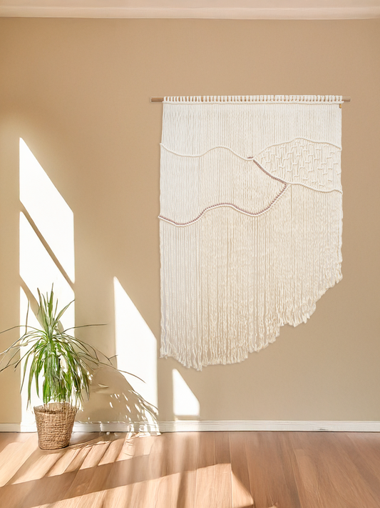 Mural macramé - Aurora I