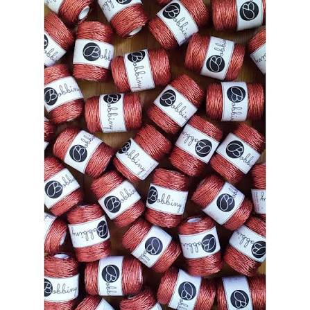 Cuerda peinada 3 mm Bobbiny - Metalizada (50 metros)