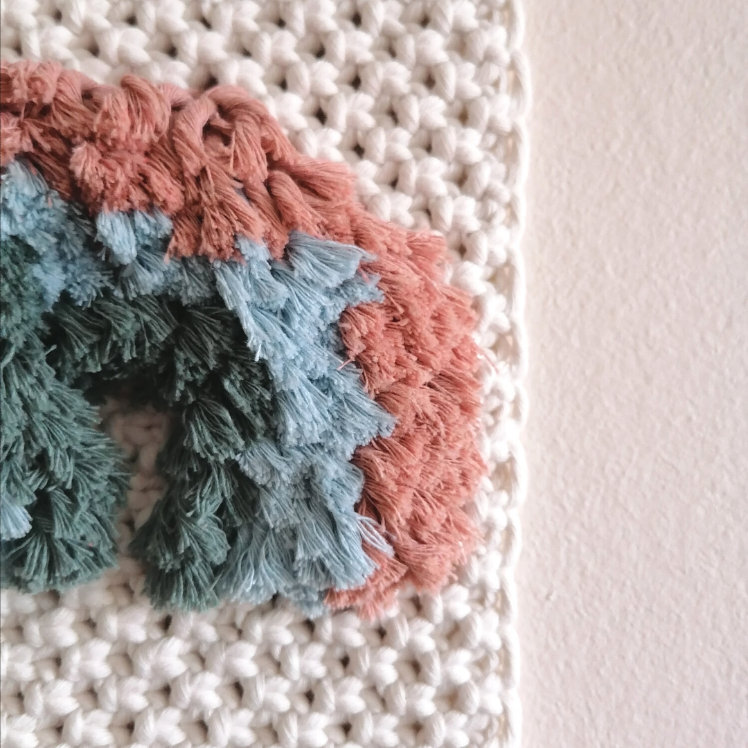 Mural Arcoiris fluffy