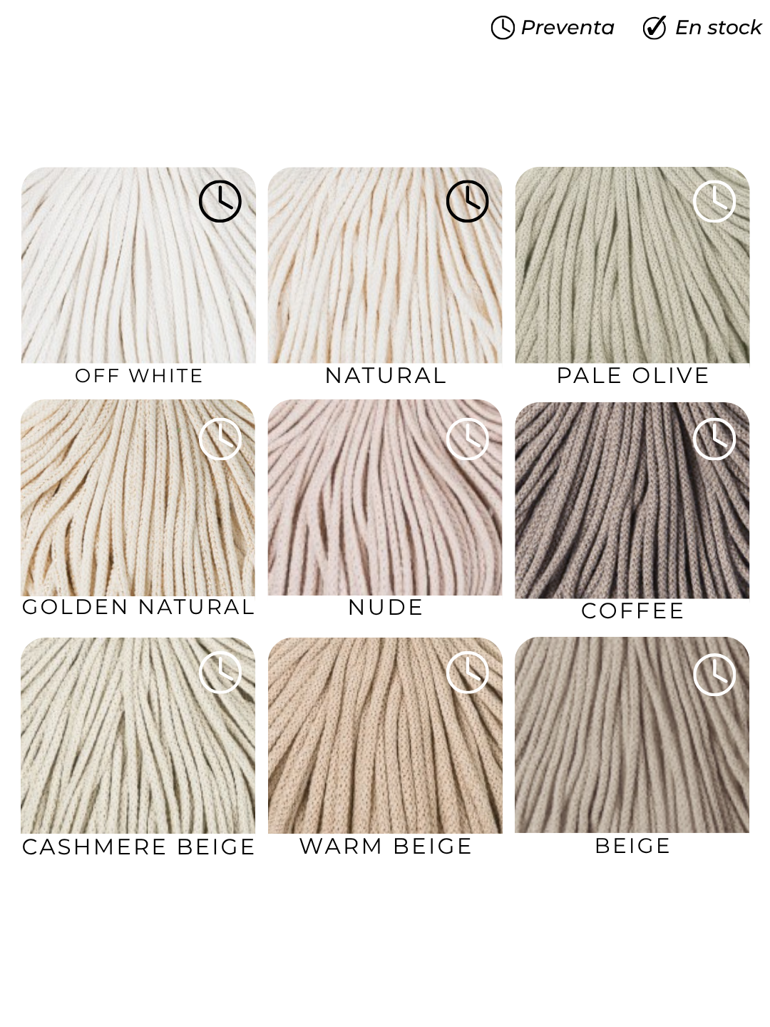Cuerda trenzada 3 mm Bobbiny (100 metros)