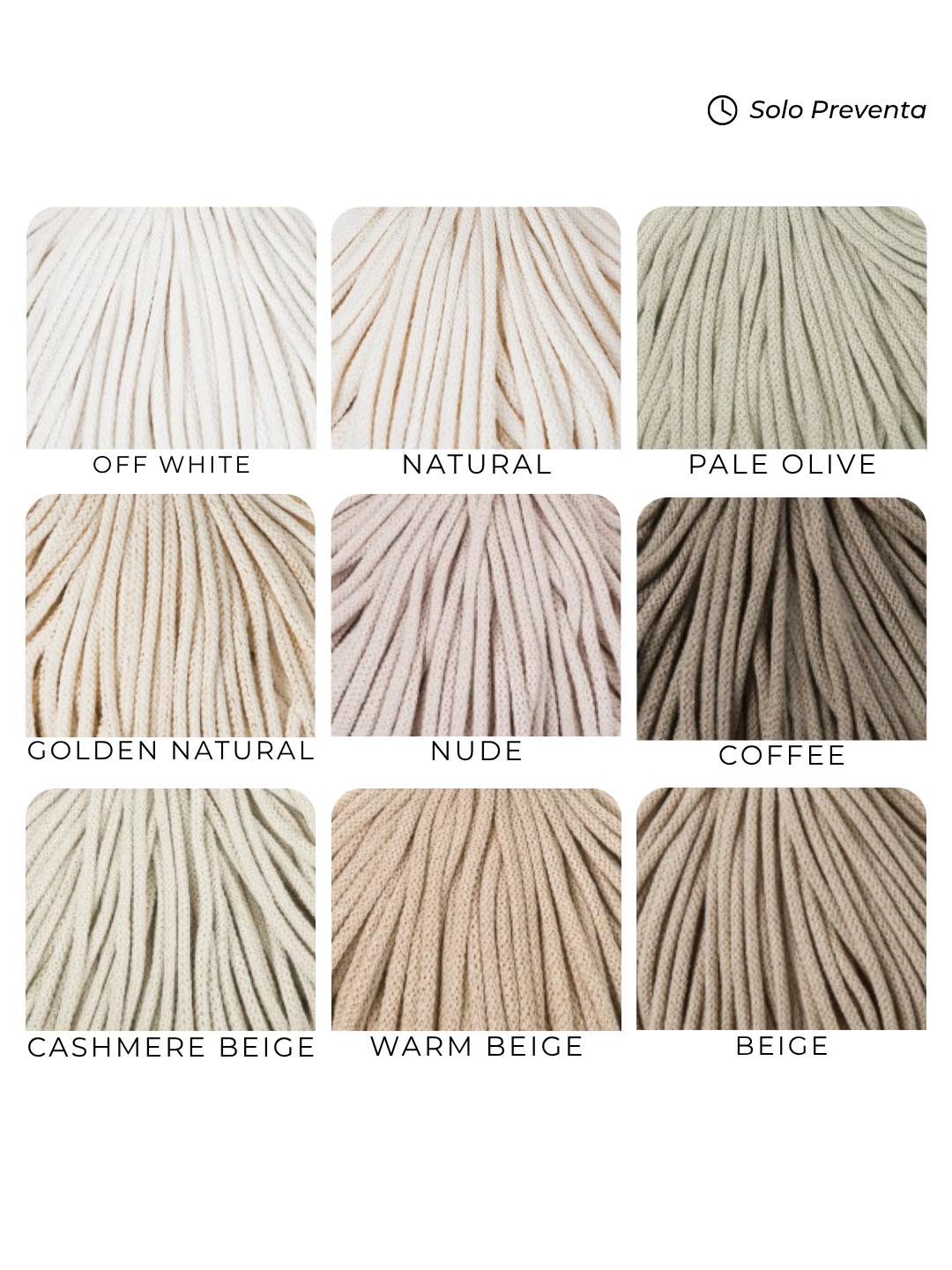 Cuerda trenzada 5 mm Bobbiny (50 metros)
