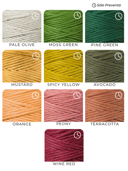 Cuerda peinada 3 mm Bobbiny (100 metros)