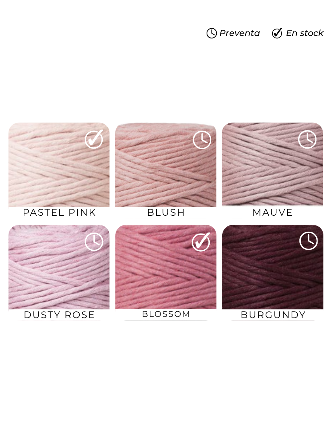 Cuerda peinada 3 mm Bobbiny (100 metros)