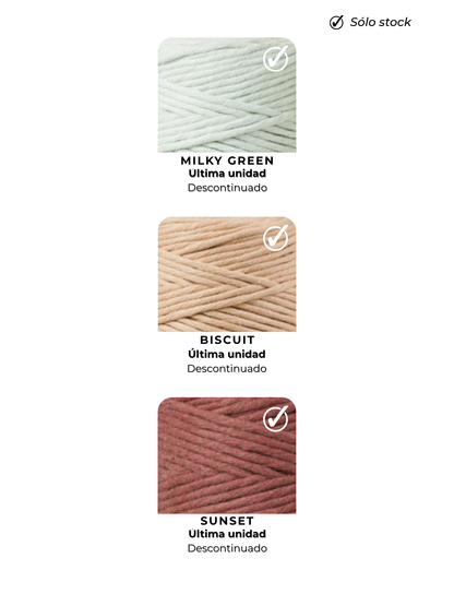 Cuerda peinada 3 mm Bobbiny (100 metros)
