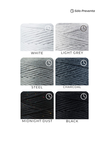 Cuerda peinada 3 mm Bobbiny (100 metros)