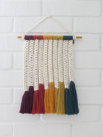 Wall hanging - Colorful rain