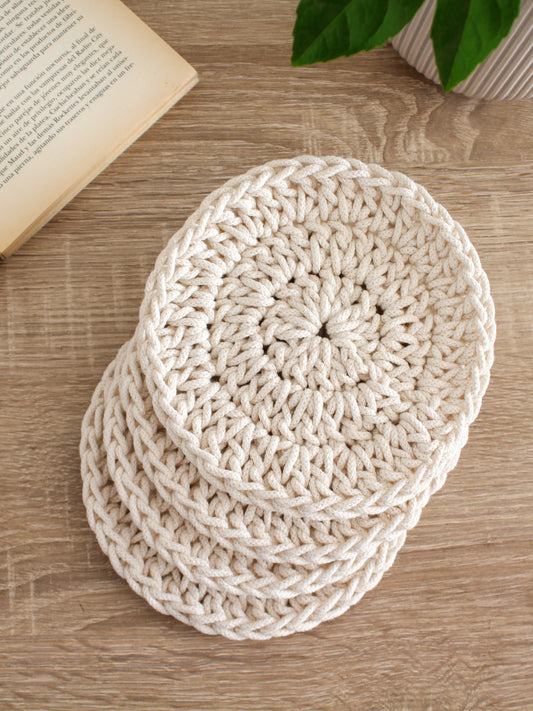 Crochet coasters