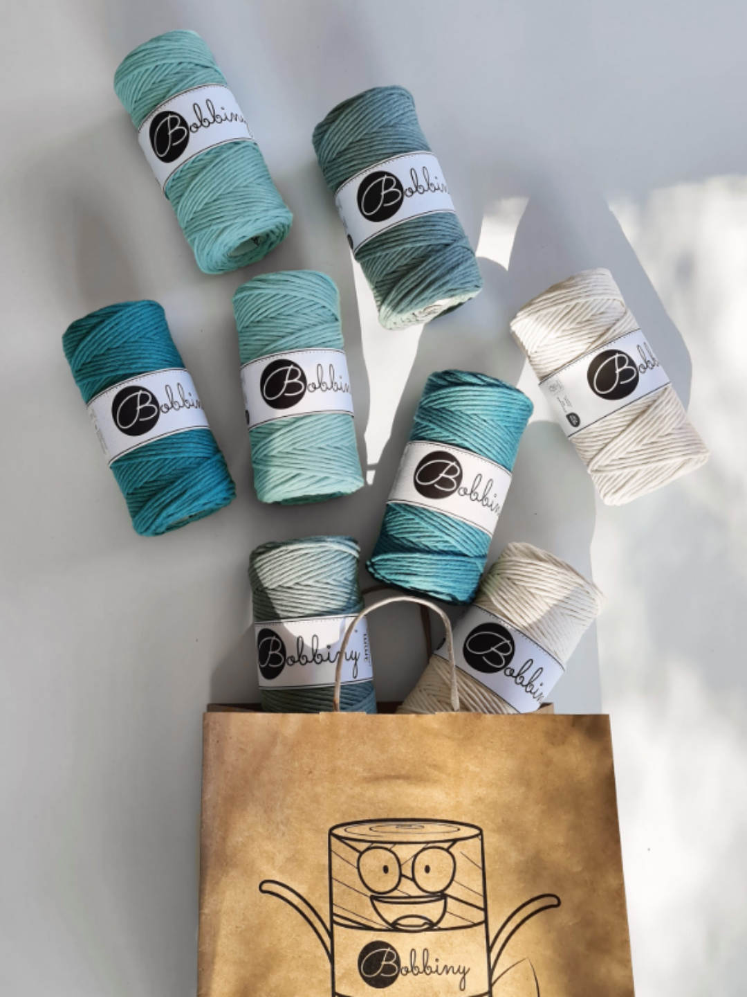 Cuerda peinada 3 mm Bobbiny (100 metros)