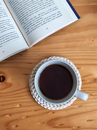 Crochet coasters