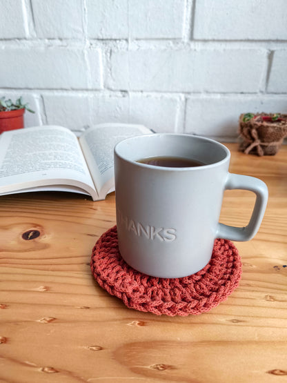 Crochet coasters