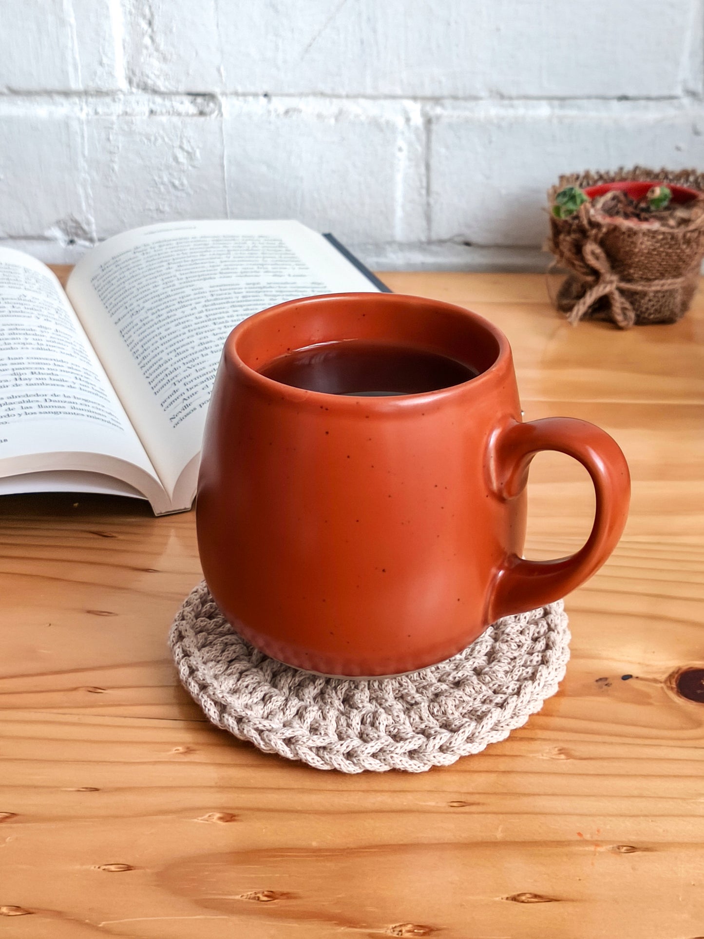 Crochet coasters