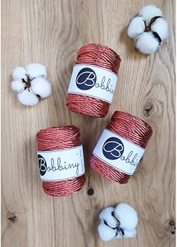 Cuerda peinada 3 mm Bobbiny - Metalizada (50 metros)