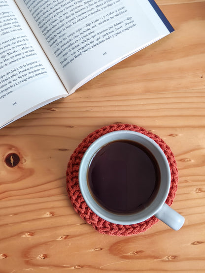 Crochet coasters