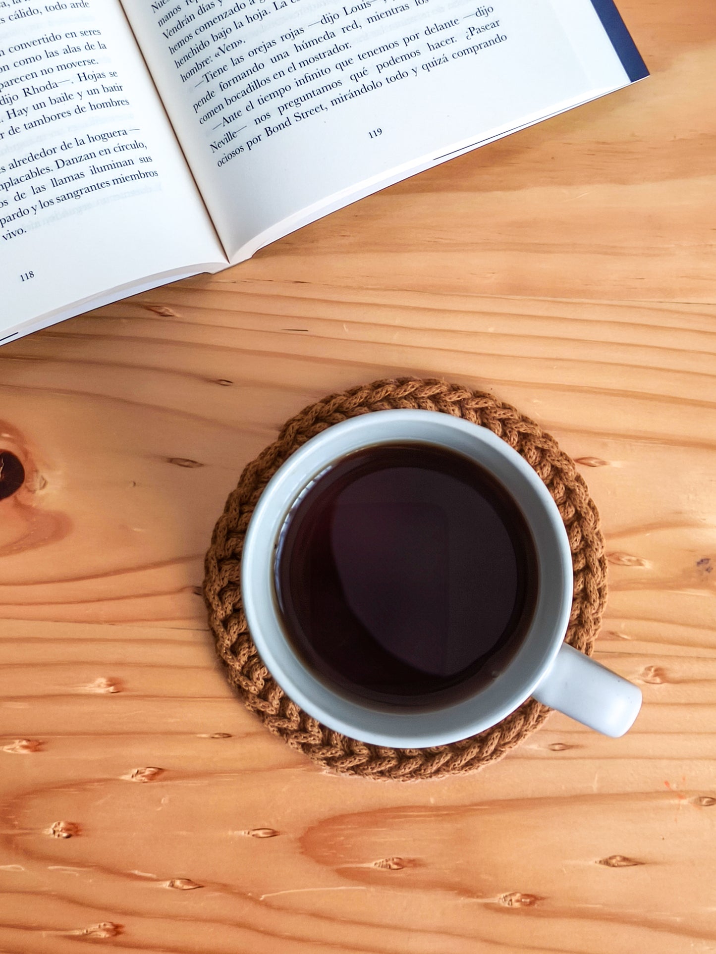 Crochet coasters